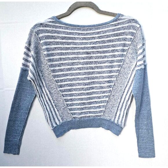 Free People Cropped Cardigan | Boho Patchwork Cottagecore | Women’s Medium - Picture 3 of 5